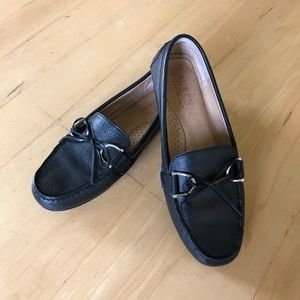 Black Ralph Lauren flats.